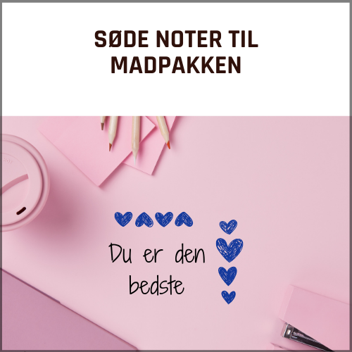 Søde noter til madpakken