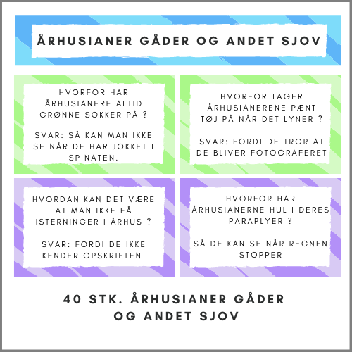 Madpakke Jokes - Århusianere gåder og andet sjov.