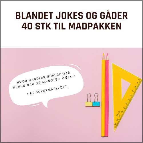 Madpakke Jokes - Blandet gåder og jokes