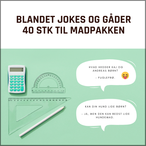 Madpakke Jokes - Blandet gåder og jokes