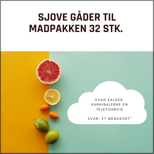 Madpakke jokes - Gåder 2
