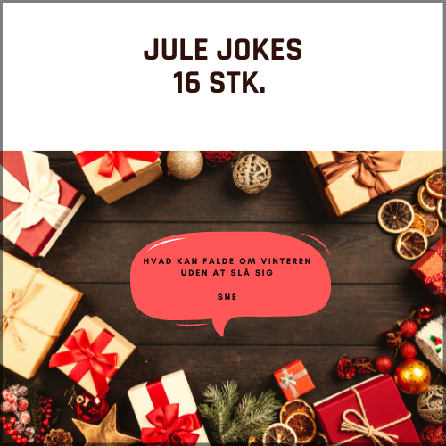 Drilleliste og Julejokes