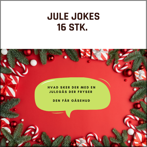 Drilleliste og Julejokes