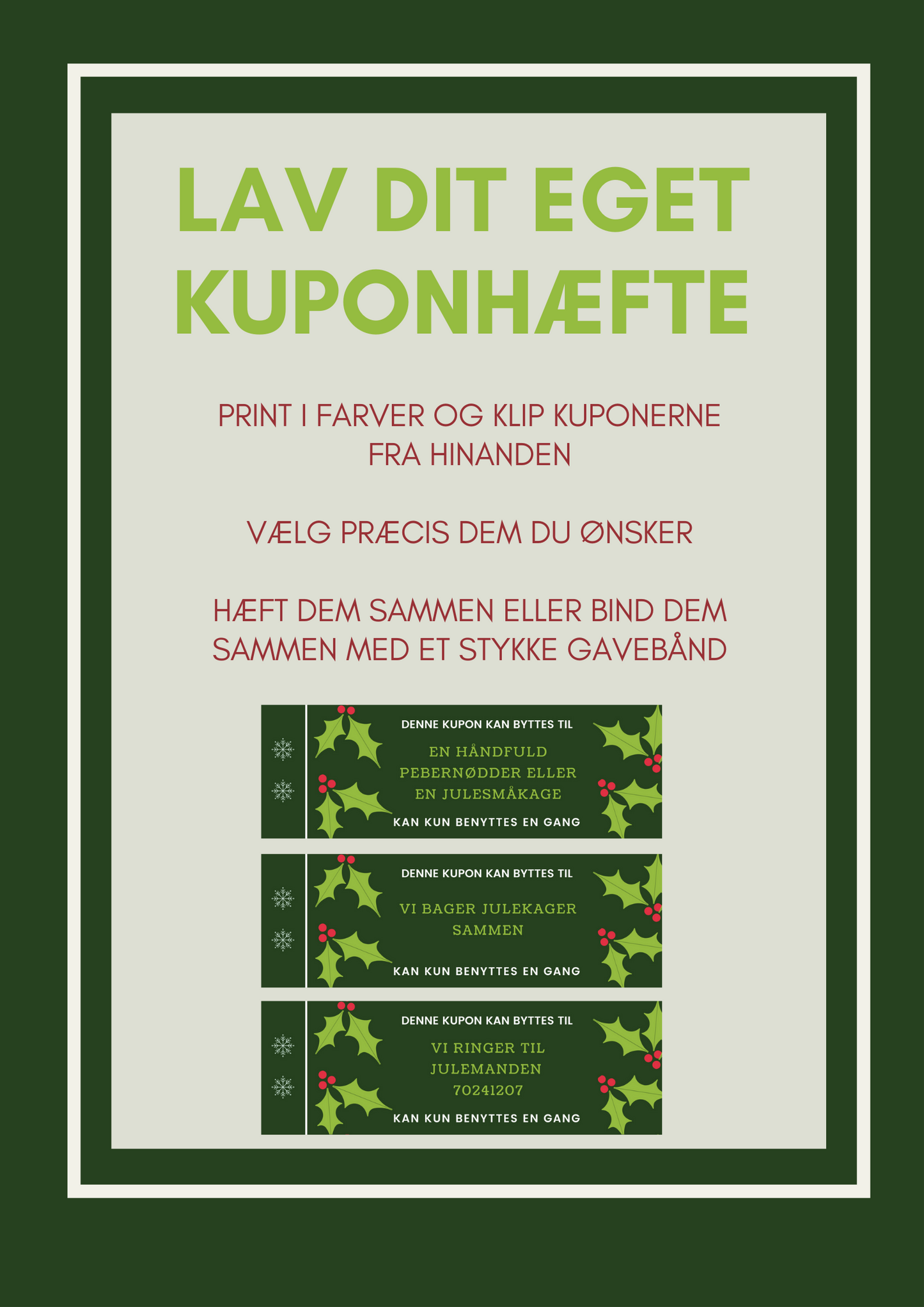 Kuponhæfte jul