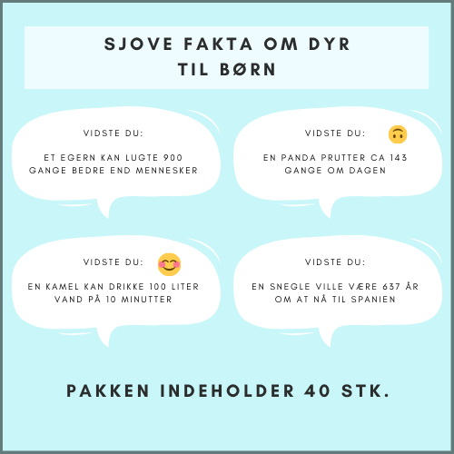 Madpakke jokes - Sjove facts om dyr
