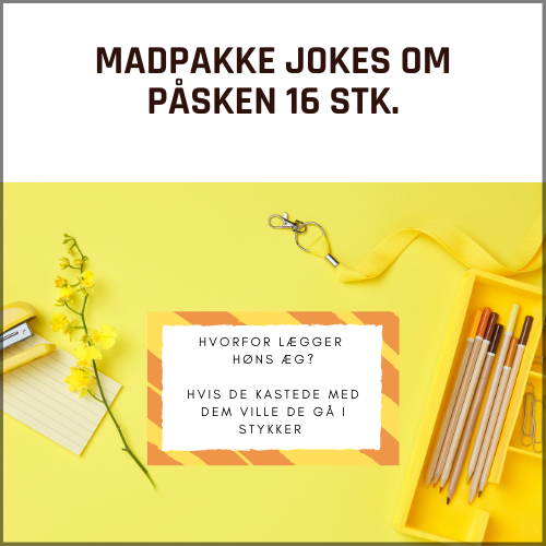 Madpakke Jokes - Påske – Print4fun.dk